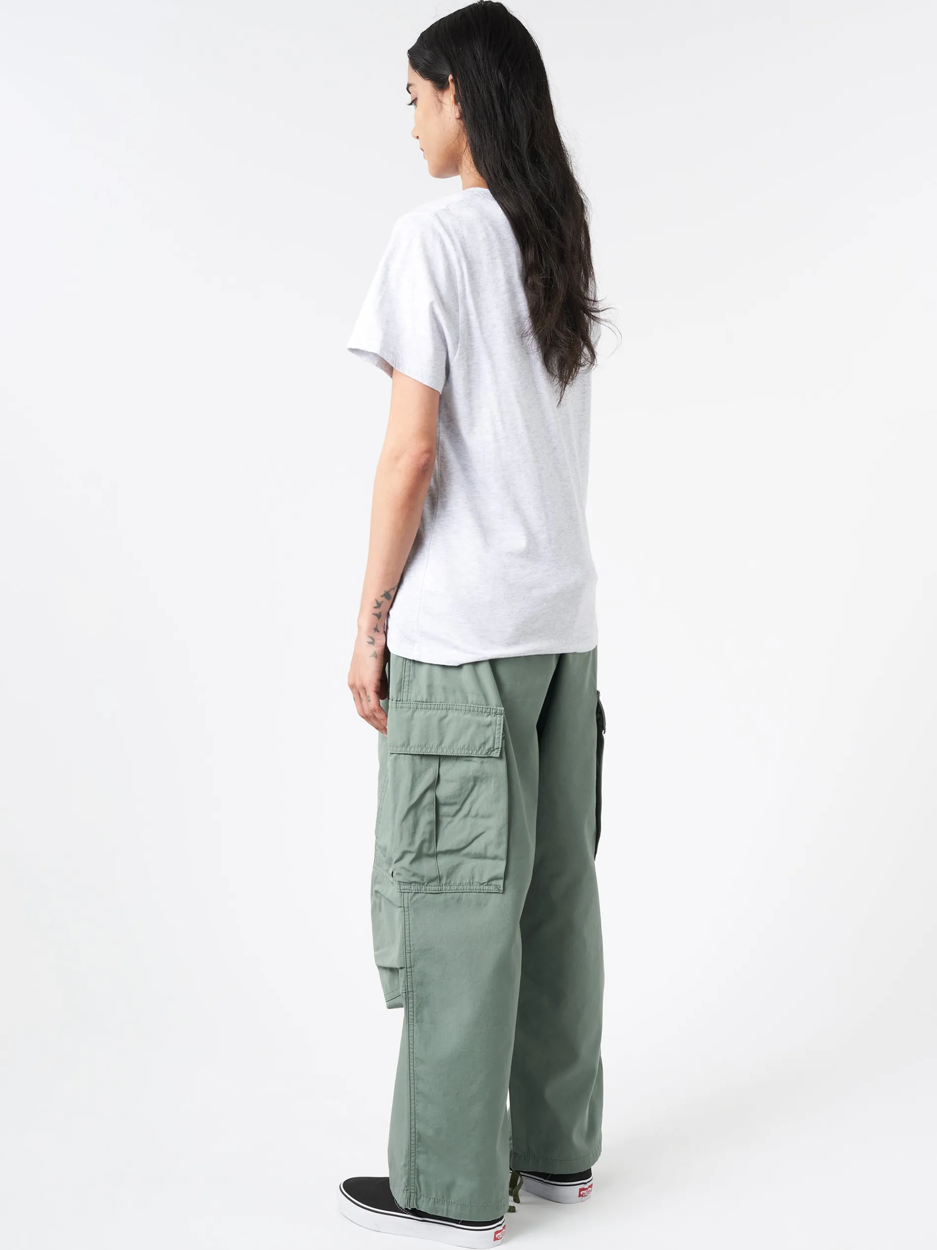 Colorful Standard - Women Light Organic Tee in Snow Melange (Light Grey)