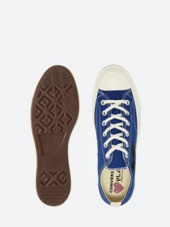 Comme des Garçons PLAY - Black Heart Chuck 70 Low Top in Blue