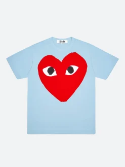 Comme des Garçons PLAY - T273 T-Shirt in Blue