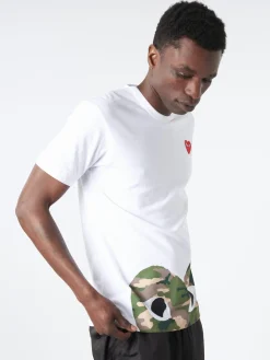 Comme des Garçons PLAY - T244 in White