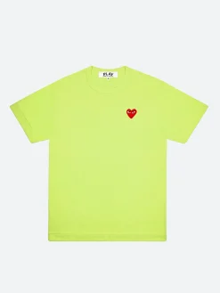 Comme des Garçons PLAY - T271 T-Shirt in Green with Red Heart