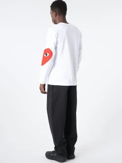 Comme des Garçons PLAY - T258 in White