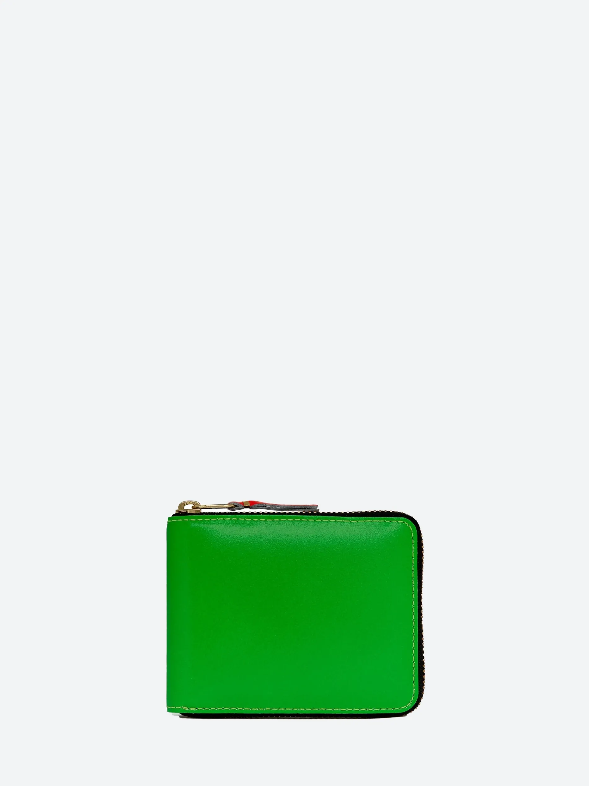 Comme des Garçons WALLET - SA2100SF Super Fluo Wallet in Green
