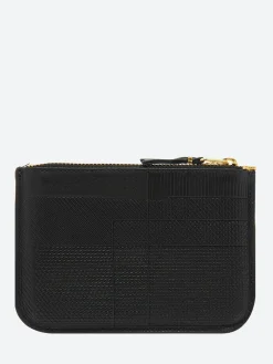 Comme des Garçons WALLET - SA8100LS Intersection Wallet in Black