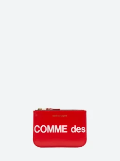 Comme des Garçons WALLET - SA8100HL Huge Logo Wallet in Red