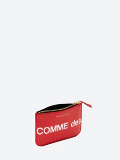 Comme des Garçons WALLET - SA8100HL Huge Logo Wallet in Red
