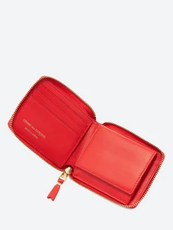 Comme des Garçons WALLET - SA7100 Classic Zip Wallet in Orange