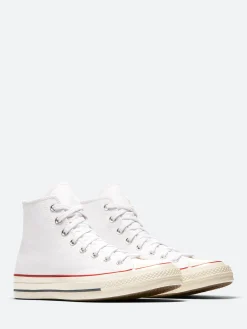 Converse - Chuck 70 High Top in White and Garnet and Egret