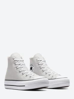 Converse - Women's Chuck Taylor All Star Lift Platform High Top in Grey and Black