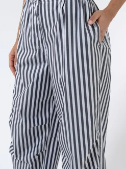 Cotton Poplin Oversized Pants