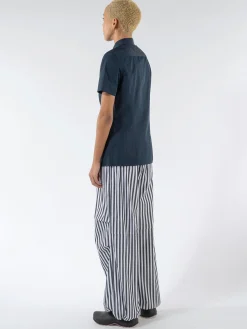 Cotton Poplin Short-Sleeved Shirt