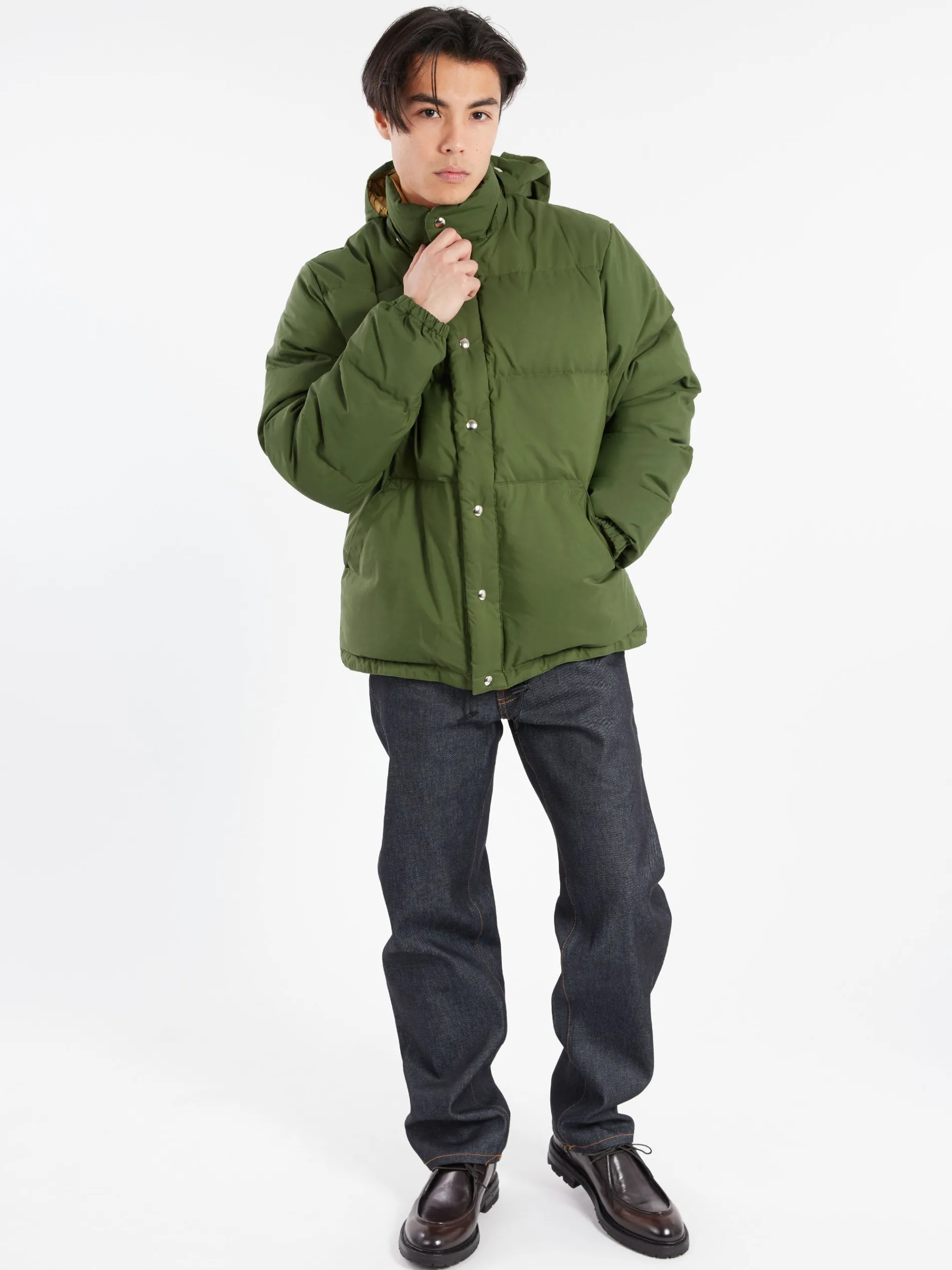 Crescent Down Works - Down Sweater in Olive