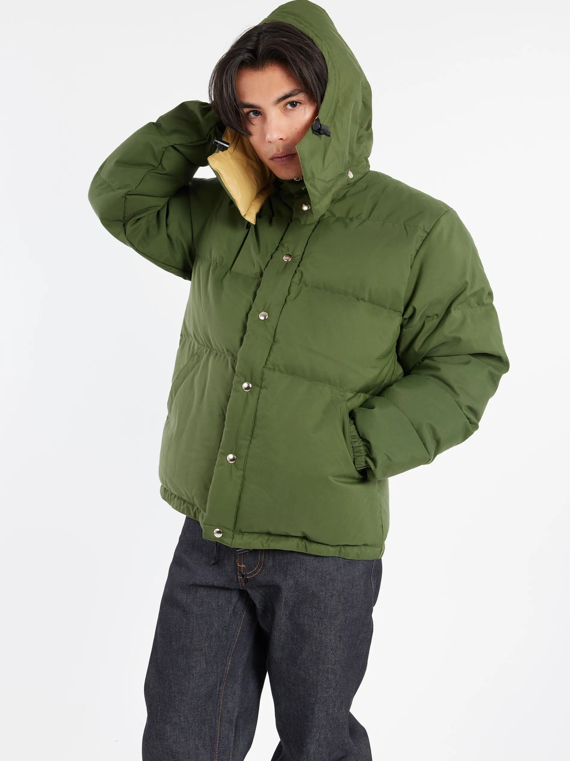 Crescent Down Works - Down Sweater in Olive