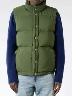 Crescent Down Works - Down Italian Vest in Olive