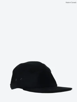 Crown Cap - Melton Cap in Black