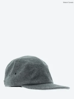 Crown Cap - Melton Cap in Light Grey