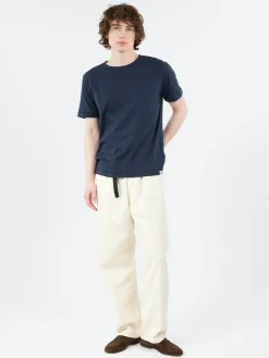 Danton - Belted Easy Pants in Ecru
