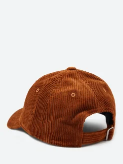 Danton - Corduroy 6 Panel Cap in Deep Orange