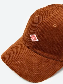 Danton - Corduroy 6 Panel Cap in Deep Orange