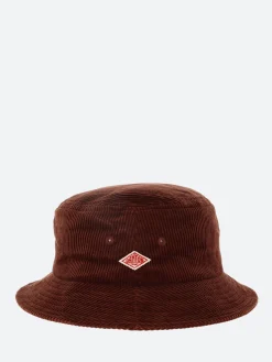 Danton - Corduroy Bucket Hat in Brick