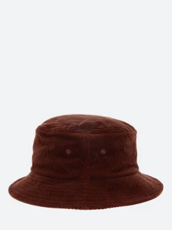 Danton - Corduroy Bucket Hat in Brick