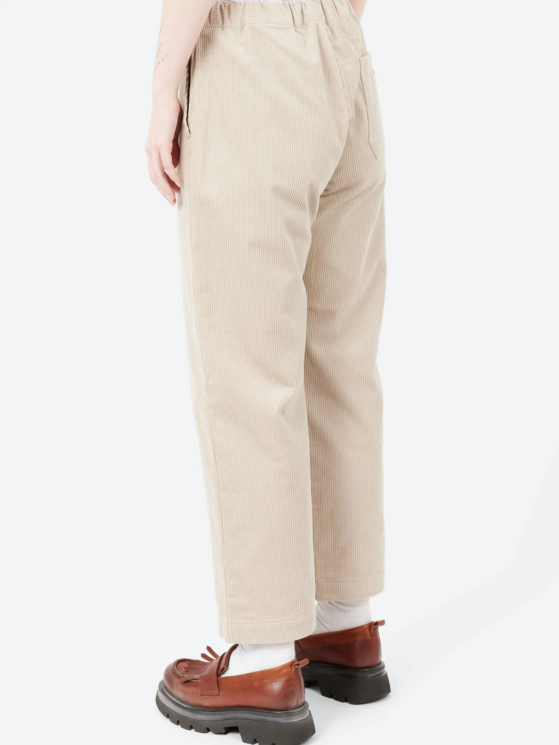 Danton - Corduroy Easy Pants in Greige