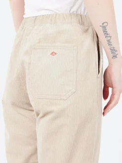 Danton - Corduroy Easy Pants in Greige