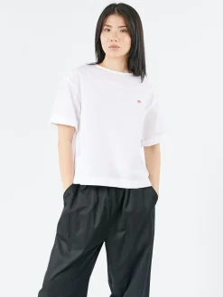 Danton - Cotton Linen Slub Pullover Shirt in White