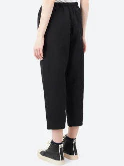 Danton - Cotton Linen Twill Easy Pants in Black