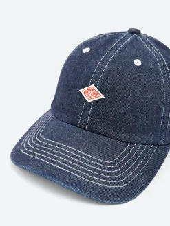 Danton - Denim 6 Panel Cap in Dark Indigo
