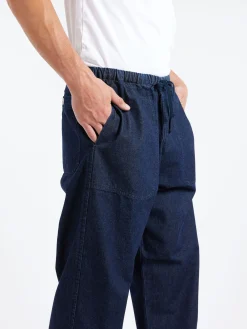 Danton - Denim Easy Pants in Indigo