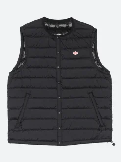 Danton - Inner Down Crewneck Vest in Black