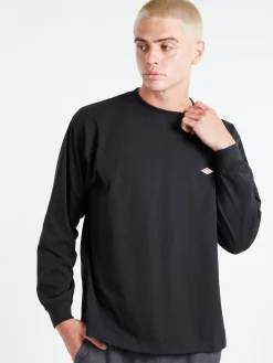 Danton - Long Sleeve T-Shirt in Black