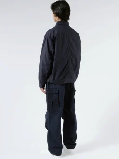 Danton - Men's Cotton Weather Short Jacket in Navy