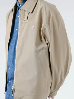 Danton - Men's 3-Layer Cloth Zip Up Jacket in Beige