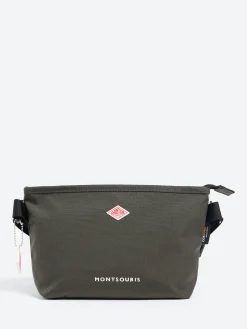 Danton - Montsouris Cordura Canvas Shoulder Bag in Dark Grey