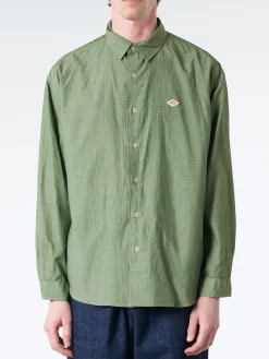 Danton - Ripstop Work Shirt in Olive