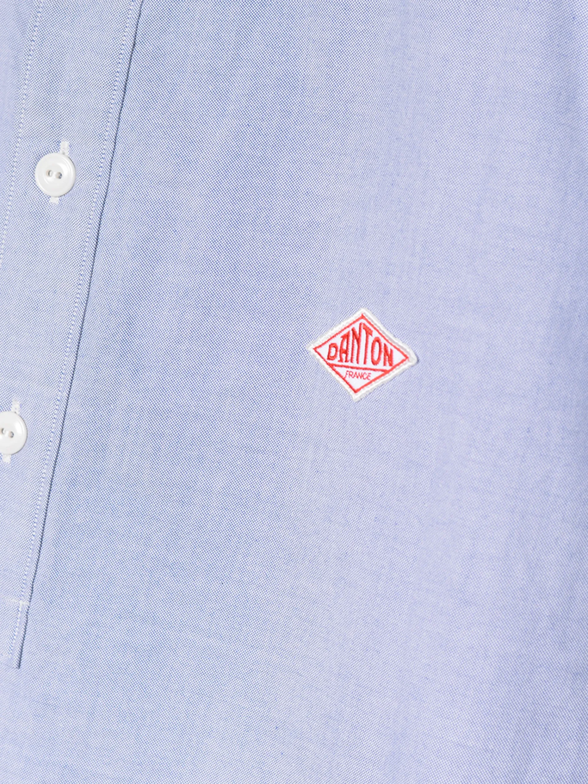 Danton - Round Collar Shirt in Blue