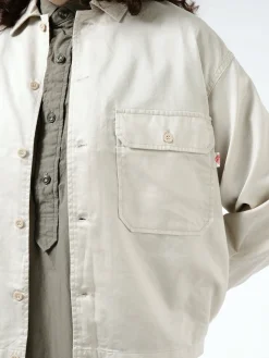 Danton - Shirt Short Jacket in Light Grey