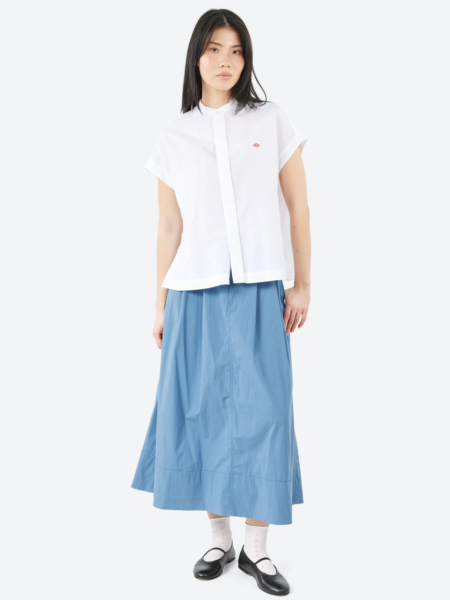 Danton - Sleeveless Shirt in White