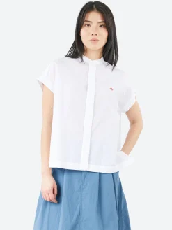 Danton - Sleeveless Shirt in White