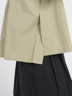 Danton - Women's Cotton Poplin Half Sleeve Shirt in Leaf Green