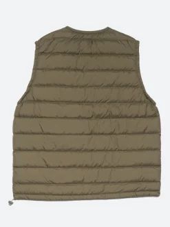 Danton - Women's Inner Down Crewneck Vest in Olive