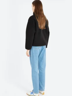 Danton - Women's Insulation Stand Collar Boa Jacket in Black