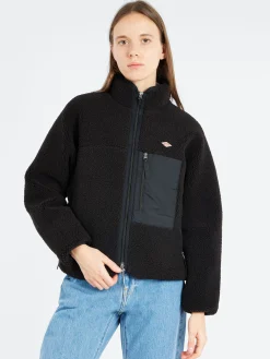 Danton - Women's Insulation Stand Collar Boa Jacket in Black