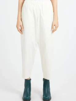 Danton - Women's Stretch Corduroy Easy Pants in Oyster