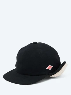 Danton - Wool Boa 6 Panel Hat in Black
