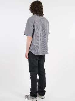 Danton - Work Shirt in Black Gingham