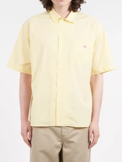 Danton - Work Shirt in Cream Yellow