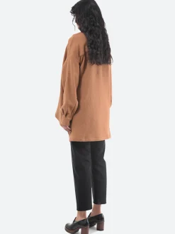 Destin - Lema Shirt Jacket in Camel